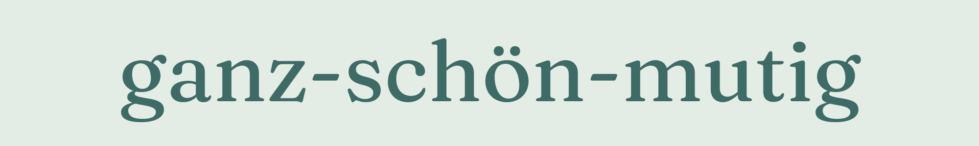 footer logo ganz schön mutig