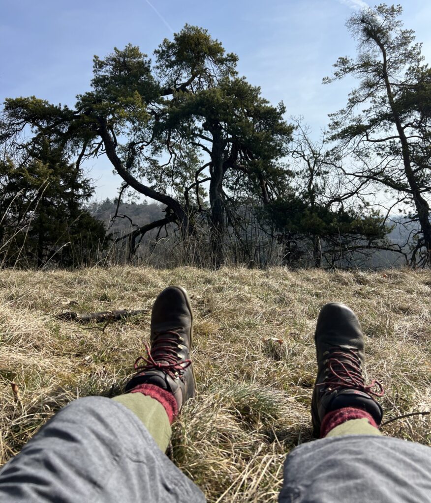 Angebote draußen liegen füße